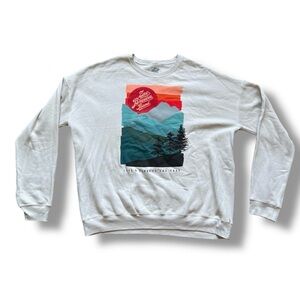 Zac Brown Band Love & Sunsets Beige Crewneck Sweatshirt Unisex Size XXL Comfy